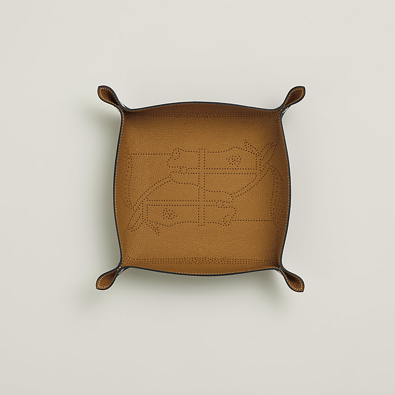Mises et Relances Quadrige change tray - Brown | Hermès Mainland China